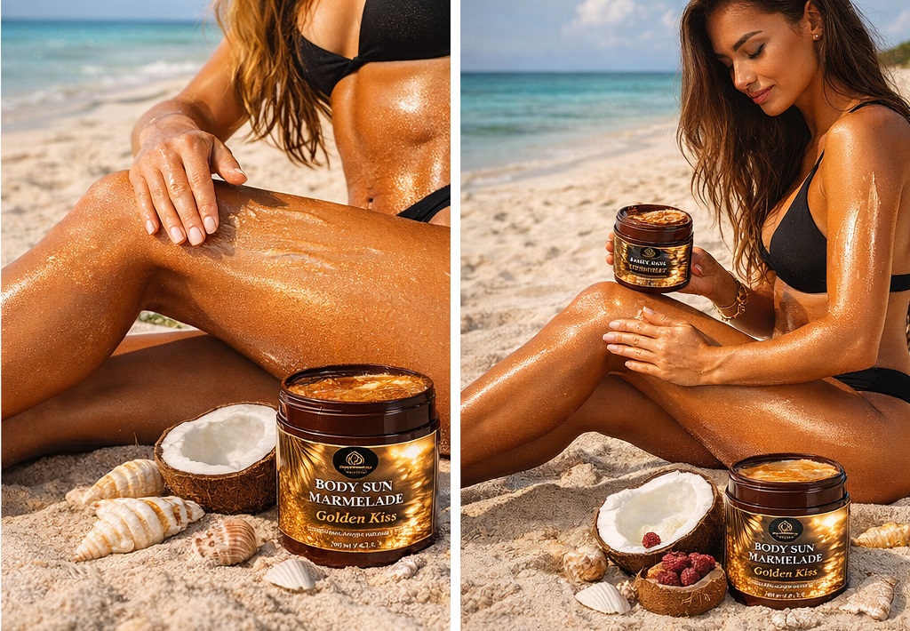 marmelada za sunčanje spf 15 Golden Kiss prirodna zaštita i tamnjenje