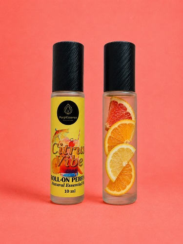 PurplEssence prirodni eterični roll-on parfem 10 ml Citrus Vibe