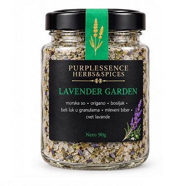 Tegla Lavender Garden začinske mešavine za povrće sa lavandom, origanom i bosiljkom, 90 g