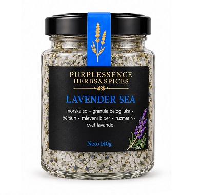Tegla Lavender Sea začinske mešavine sa lavandom, peršunom i ruzmarinom, 140 g.