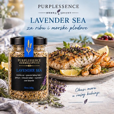 Lavender Sea – začinska mešavina za ribu i morske plodove